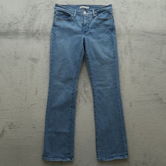 Levi's 315 Jeans Women's Size 29 Blue Mid-Rise Shaping Bootcut Denim 31" Inseam - Picture 1 of 16